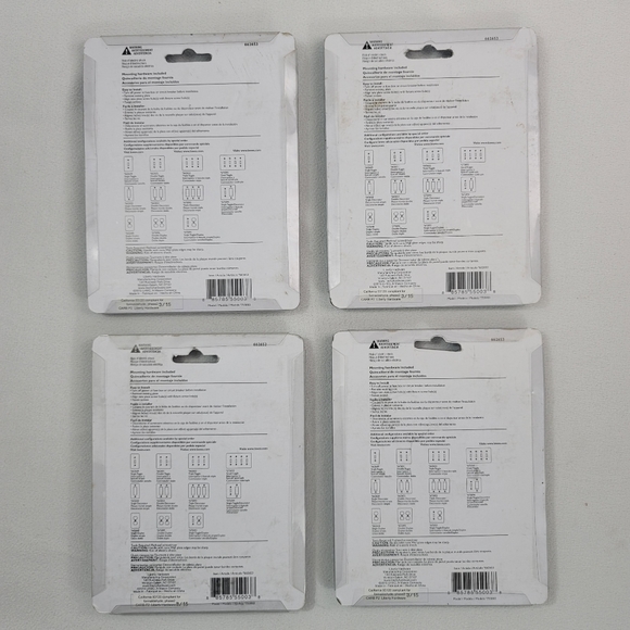 (4) Brainerd ROWLAND Double Decorator 66265 Charcoal Ebony & Soft Iron - Picture 8 of 13